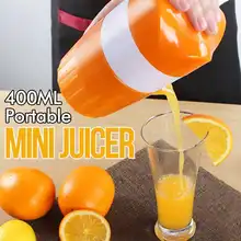 400 мл портативная мини-соковыжималка Ручной пресс соковыжималка для цитрусовых чашка соковыжималка для фруктов и овощей Соковыжималка инструменты Питьевая Машина