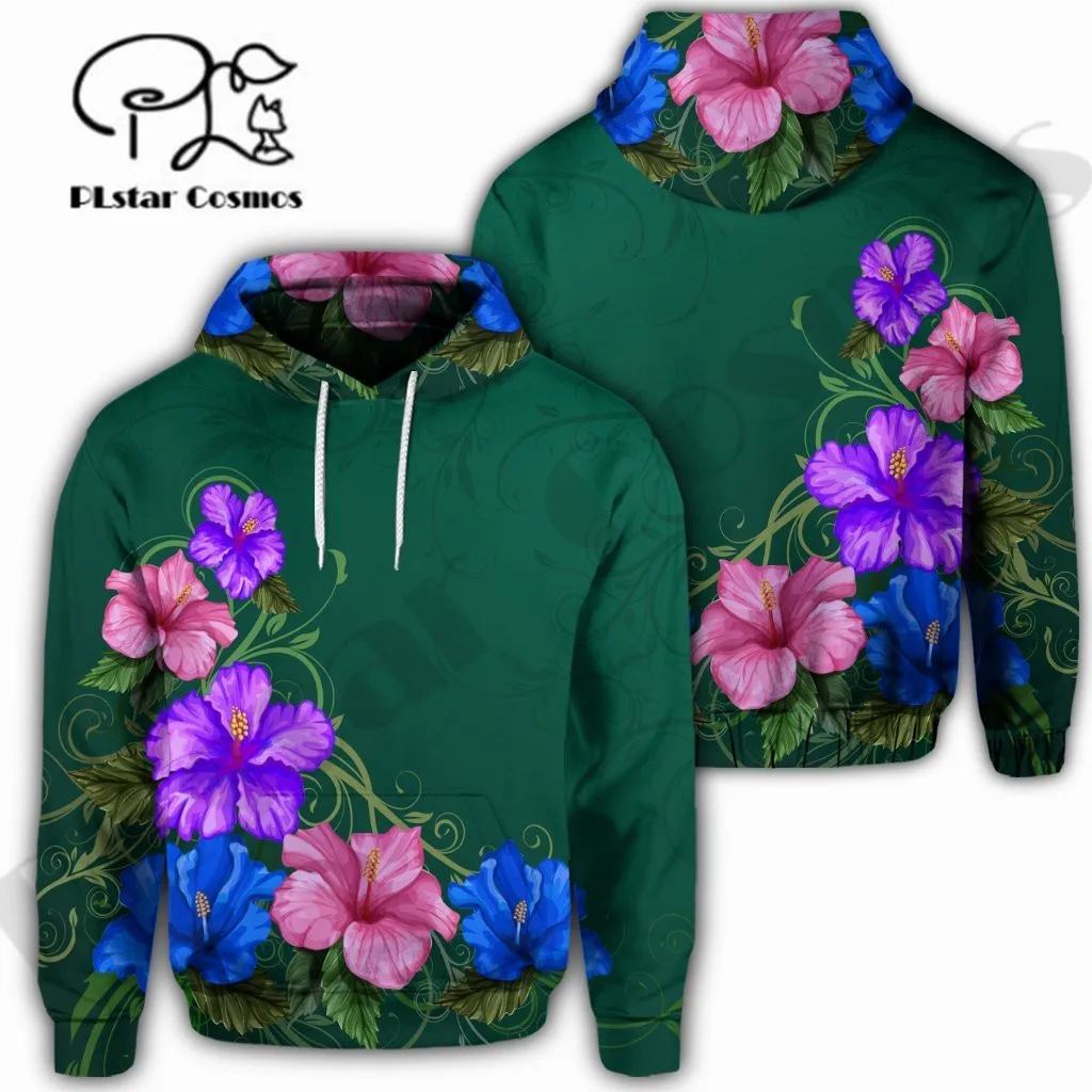 

PLstar Cosmos 3DPrinted Newest King Hawaii Tribal Hibiscus Unique Harajuku Pullover Streetwear Unisex Hoodies/Sweatshirt/Zip A-2