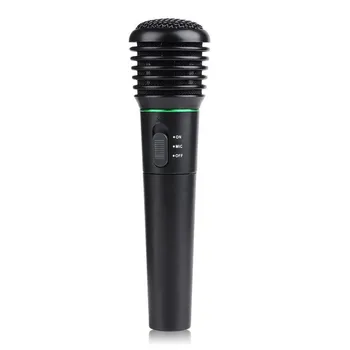 

2in1 Professional Wired Wireless Handheld Microphone Mic Receiver System Unidirectional For KTV Karaoke Party Recording Speaking