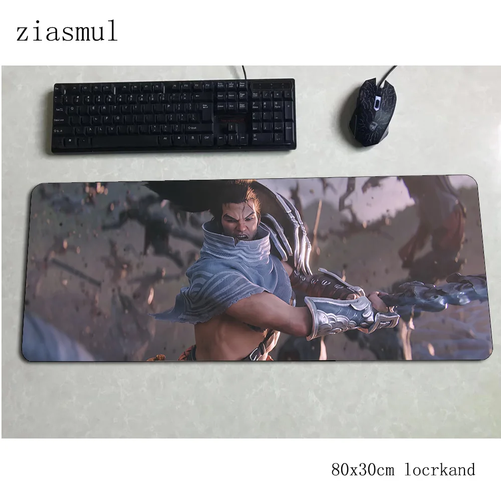 Yasuo padmouse 80x30 см игровой коврик для мыши игровой модный большой коврик для мыши игровой компьютерный стол классный коврик notbook mousemat pc