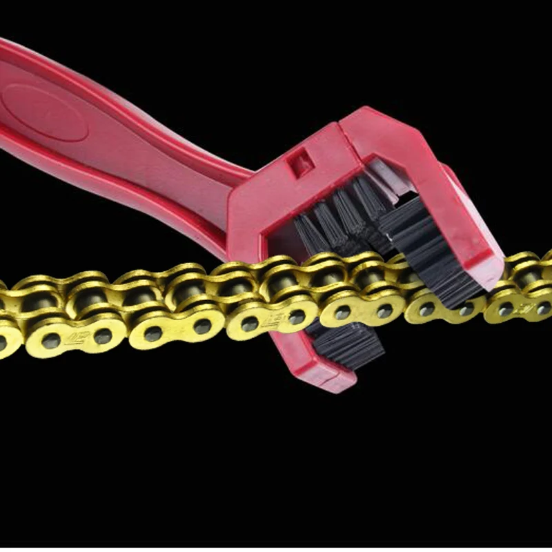 Motorcycle Chain Brush chain Cleaner Gear Grunge Brush Cleaner Outdoor Scrubber Tool for Honda Suzuki Yamaha Kawasaki