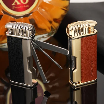 

Metal Gun Windproof Torch Gas Butane Cool Lighter Classic Fashionable Cigrette Encendedores Creativos Dropship Suppliers