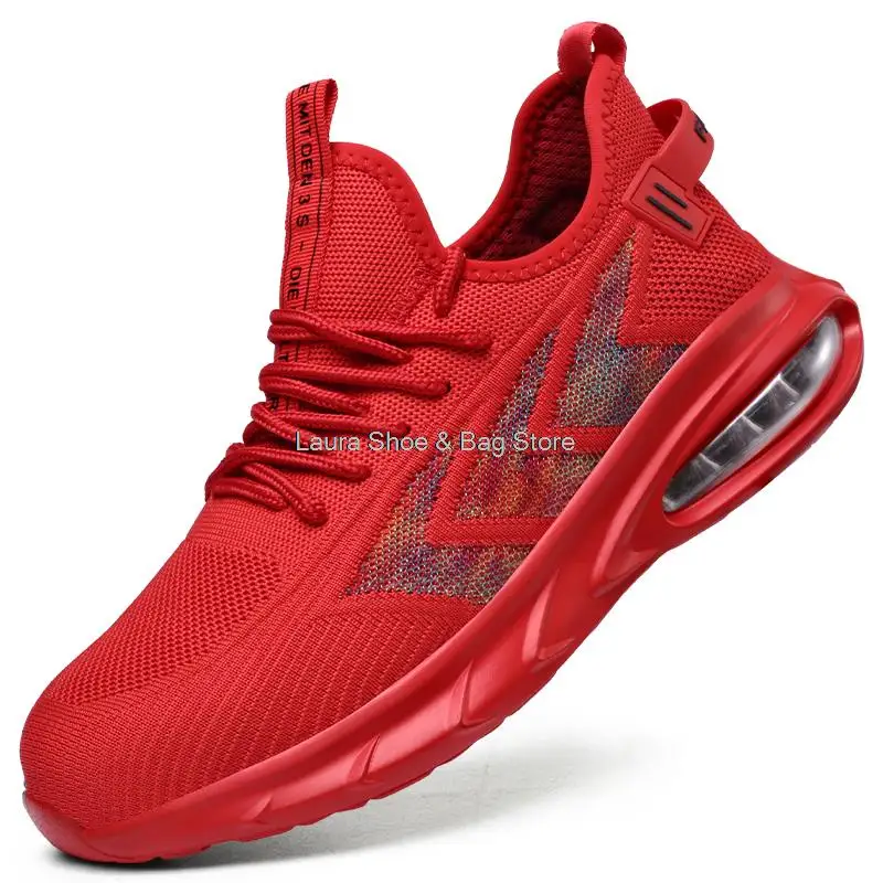 Zapatos de seguridad con punta de acero para hombre, zapatillas de trabajo  indestructibles, a la moda, ANTIPERFORACIONES|Botas de seguridad y de  trabajo| - AliExpress