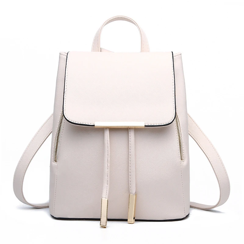 

Preppy Style School Backpack Artificial Leather Women Shoulder Bag Floral School Bag for Teens Girls JIULIN