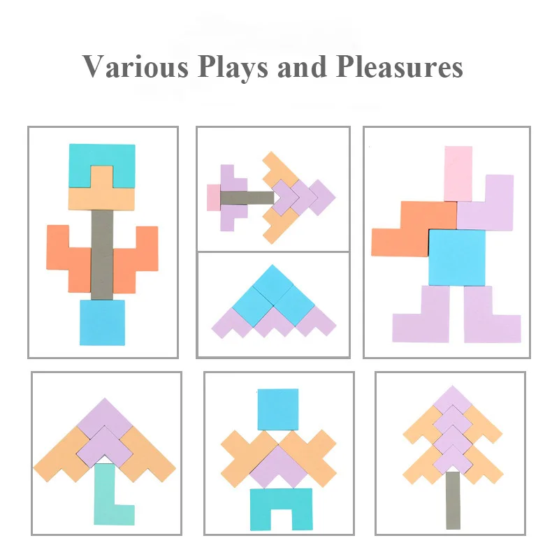 Деревянная игрушка-пазл, цифровая игрушка Huarong Road Tetris Neves, комбинированная игрушка, детский интеллект, раннее образование, интерес к культивированию