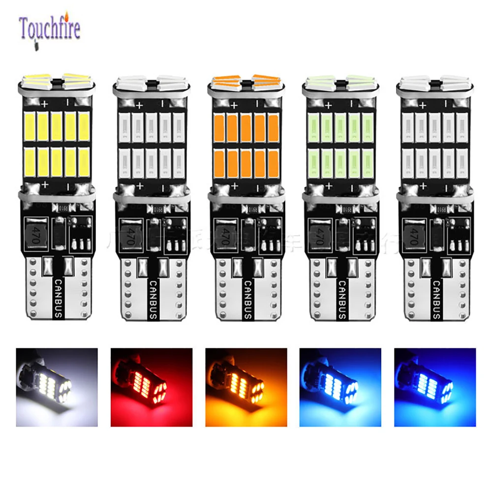 100 шт./лот LED T10 W5W 194 Canbus 4014 26SMD автомобильная лампа для чтения боковой маркер