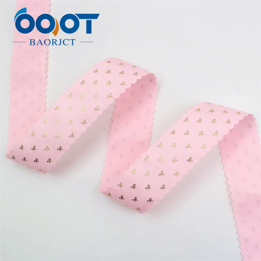 OOOT BAORJCT I-19729-1747, 38 мм, 10 ярдов сплошной цвет горячего тиснения лук-узел корсажные ленты, лук крышка DIY аксессуары украшения - Цвет: I-19729-1749