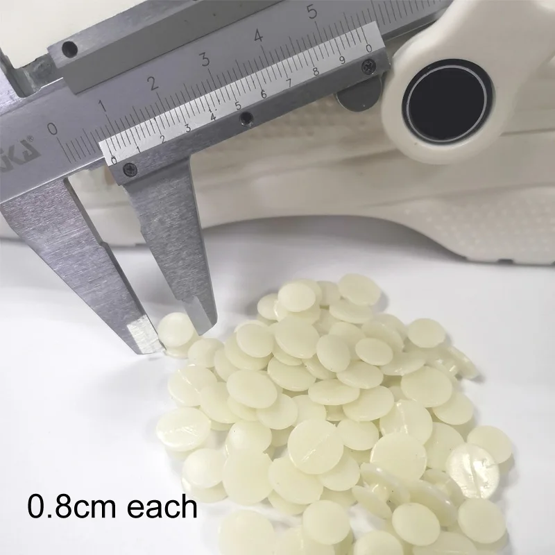 Купить 100000pcs plastic button white buckles DIY shoe charms parts accessories fit for clog sandals shoes 8/10/12/15mm  Обувь | Украшения для обуви (4000956118034)