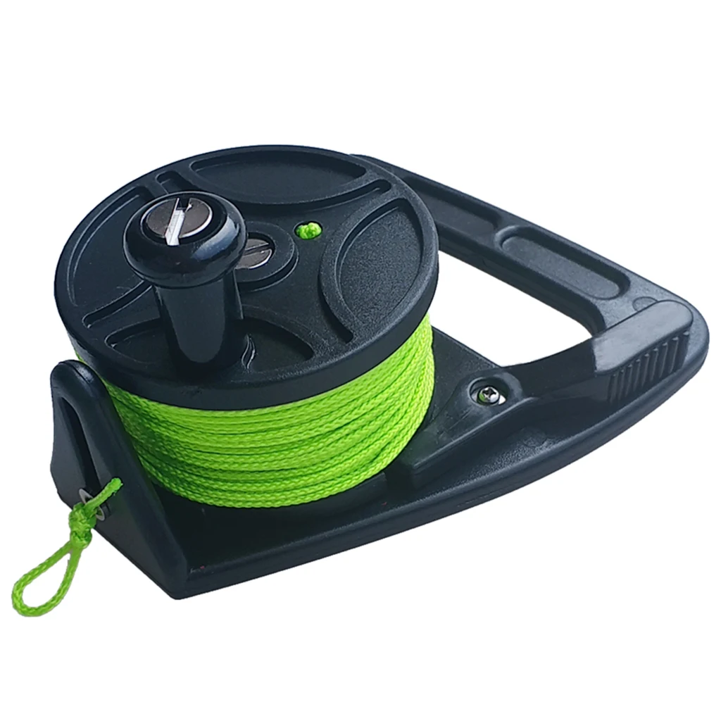 Scuba Diving Multi Purpose Dive Reel 46m/150ft Line for Kayak Canoe Durable Water Sports Swimming Diving