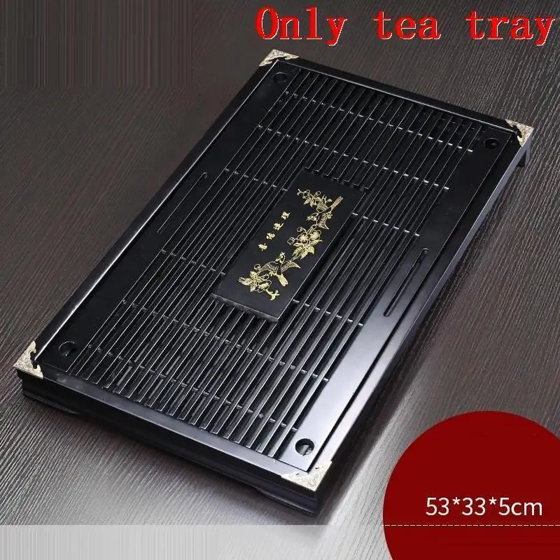Juego Board De Te Chino Serviertablett набор Китай Bandeja Para Servir кунг-фу деревянный держатель Gongfu сервировочный китайский чайный поднос - Цвет: Version AN
