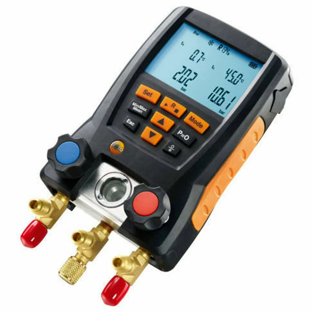 

Replacement Car Air Conditioning Pressure Tester Measuring Repairing Electronic Vacuum Manifold Gauge Digital Tool Refrigeration