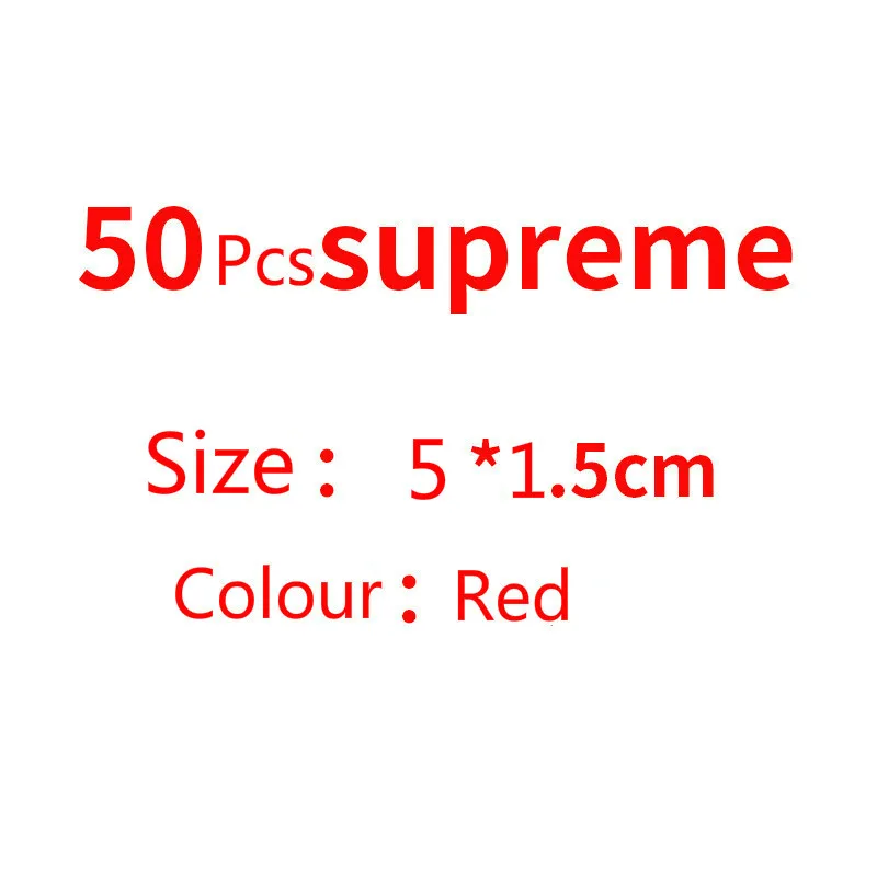 50 шт./лот, SUP, красные, черные, 19X5,5 см, трендовые наклейки, чехол на колесиках, записная книжка, граффити, персонализированные трендовые наклейки SPMG