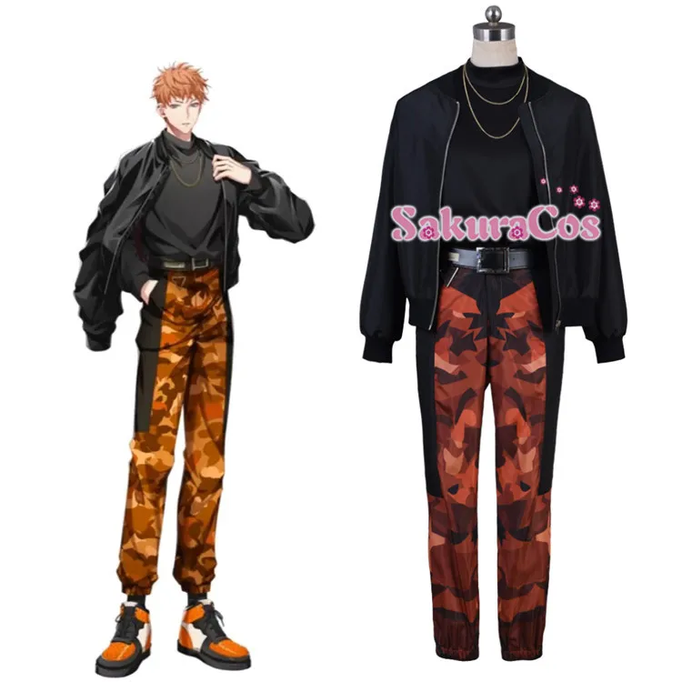 Аниме дивизион рэп битва Busujima Mason Riou ExtraWardrobe01 Анан наряд косплей костюм унисекс Хэллоуин