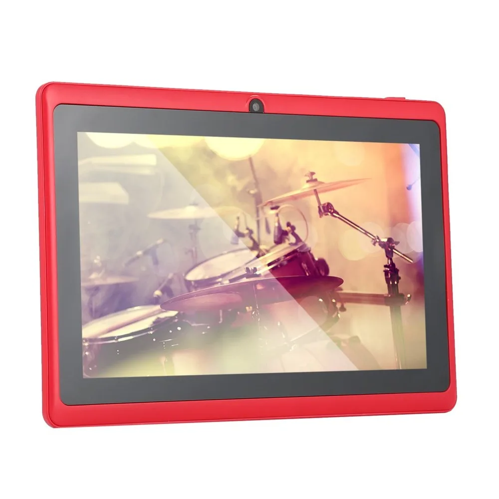 7 Inch Quad-core Tablet Computer Q88h All-in A33 Android 4.4 wifi Internet Bluetooth 512MB+4GB Convenient 9 colors to choose