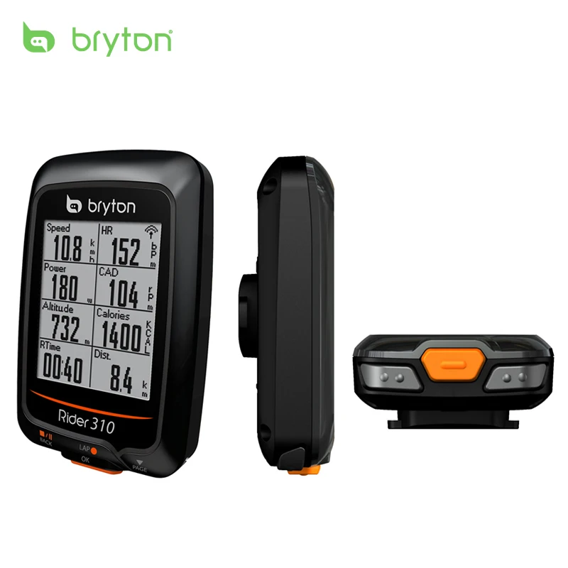 Bryton Rider 310 с поддержкой водонепроницаемого gps велосипедного велосипеда, беспроводной спидометр, крепление для велосипеда edge 200 500510 800810