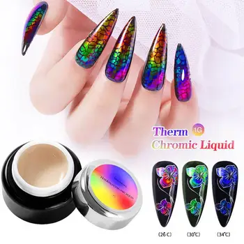 

BellyLady Manicures Aurora Thermochromic Liquid Colorful Changeable Nail Art Liquid
