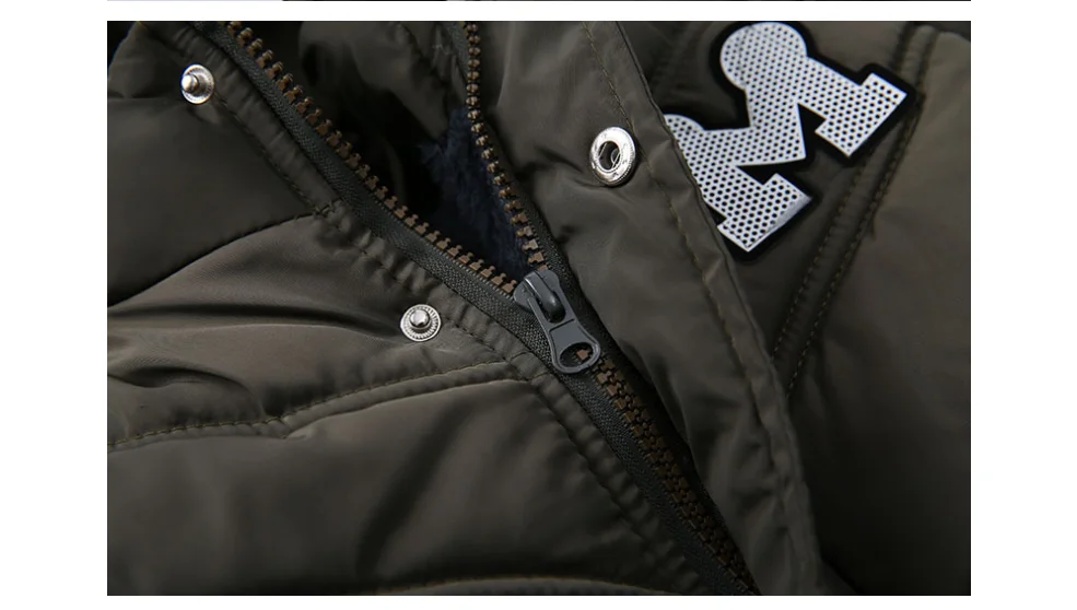 Warm Winter Jacket Children Duck Down Coat With Fur Collar Hooded Outerwear Snow Wear Kids Parka For Boys Clothes