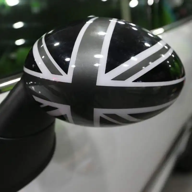 Door Rear View Mirror Covers Stic Side Wing Mirror Cap with Auto Power Folding Side Mirror Covers Caps for Mini Cooper R55-R61