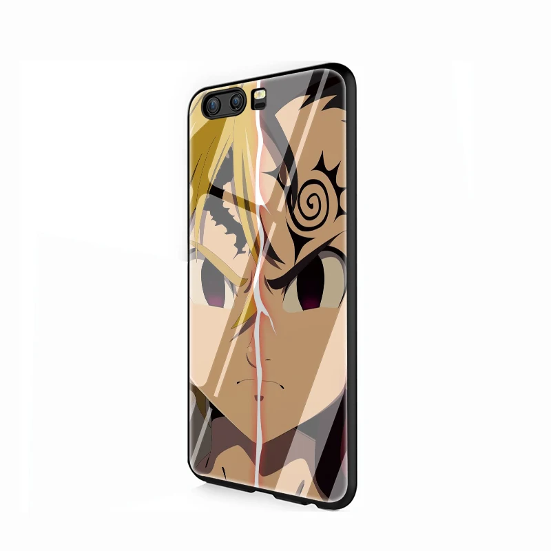 Телефон EWAU seven deadly sins из закаленного стекла чехол для Huawei P10 P20 P30 Lite Pro P Smart - Цвет: G10