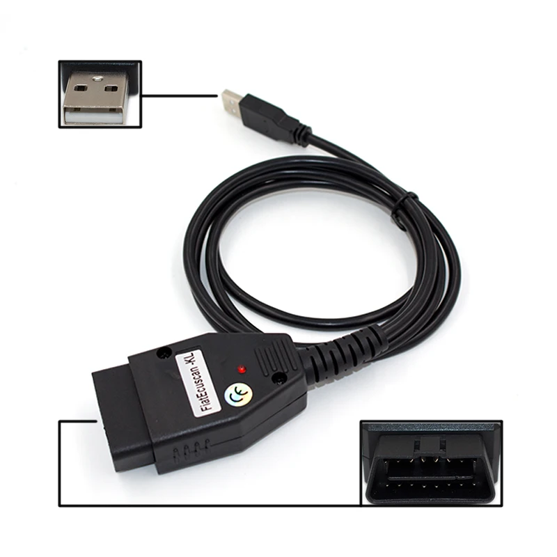 OBD2 разъем Диагностический кабель для Fiat ECU сканирования MultiECUScan адаптер для Fiat/Alfa Romeo/Lancia OBD сканер