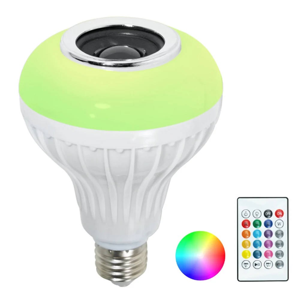 Wireless Bluetooth Speaker Light Bulb B22/E27 LED  Audio Music RGB Lamps