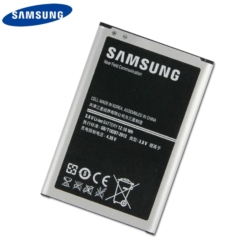 samsung Батарея B800BC B800BE для samsung GALAXY NOTE 3 N9006 N9005 N900 N9009 N9008 N9002 Note3 с NFC 3200 мАч