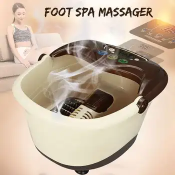 

Foot Bath Tub Household Feet Massage Fully Automatic Heating Foot Pneumatic Roller Feet Barrel Foot Health Care Foot Bath Wholes