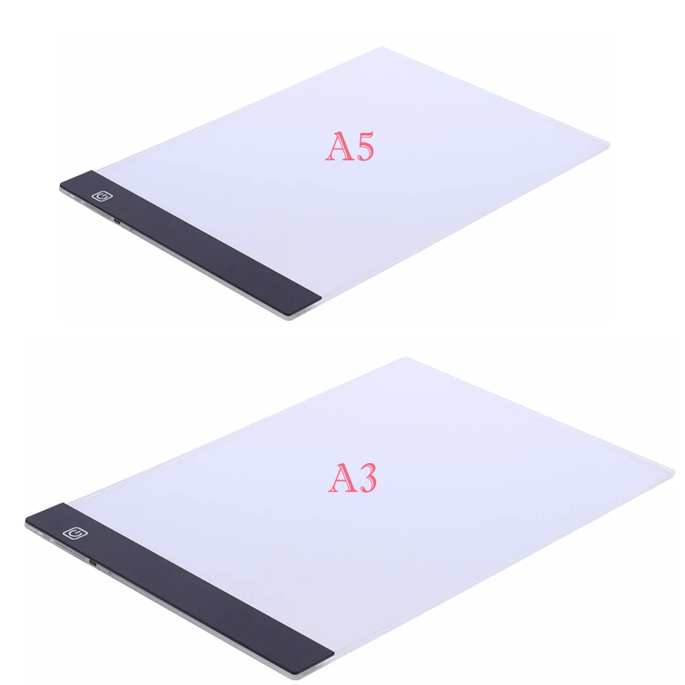 

A4/A5 Size Three Level Dimmable Led Light Pad,Tablet Eye Protection Easier for Diamond Painting Embroidery Tools Accessories