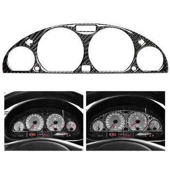 

for BMW 3 E46 M3 1998-2005 Carbon Fiber Internal Instrument Panel Decorative Frame Dashboard Cover Stickers