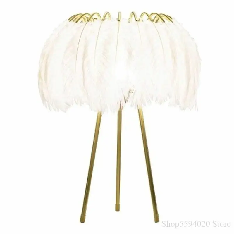 Напольная Лампа с перьями Ins современный минималистичный светильник для зала