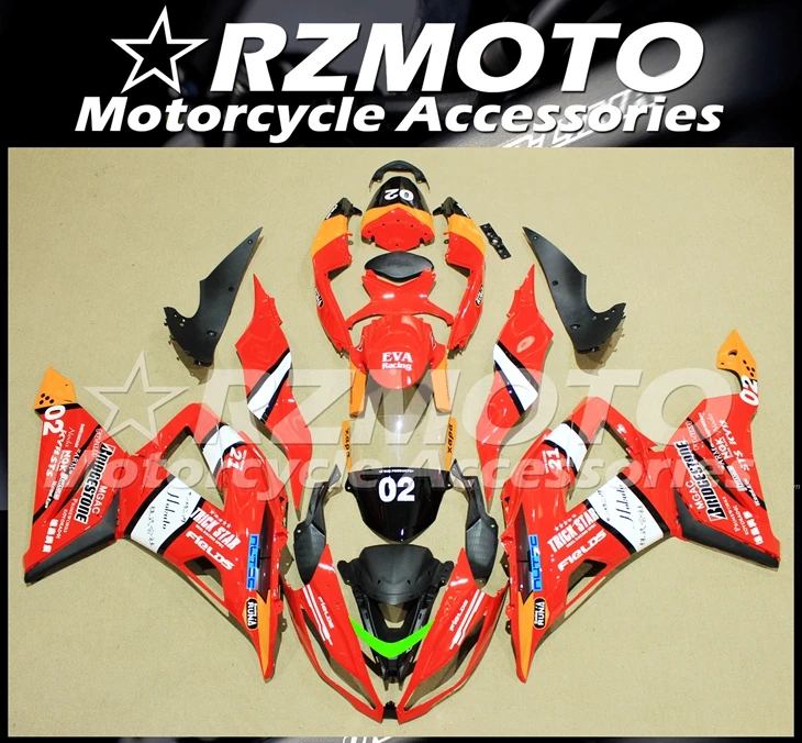 Мотоциклетный обтекатель abs подходит для Kawasaki ZX6R 636 2013- корпусные детали прессформы Магазин № 0540
