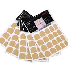 Маникюр двухсторонний клей поддельные ногти двухсторонняя лента кончик для ногтей Ши зажим для галстука 20 наклеек с резиной