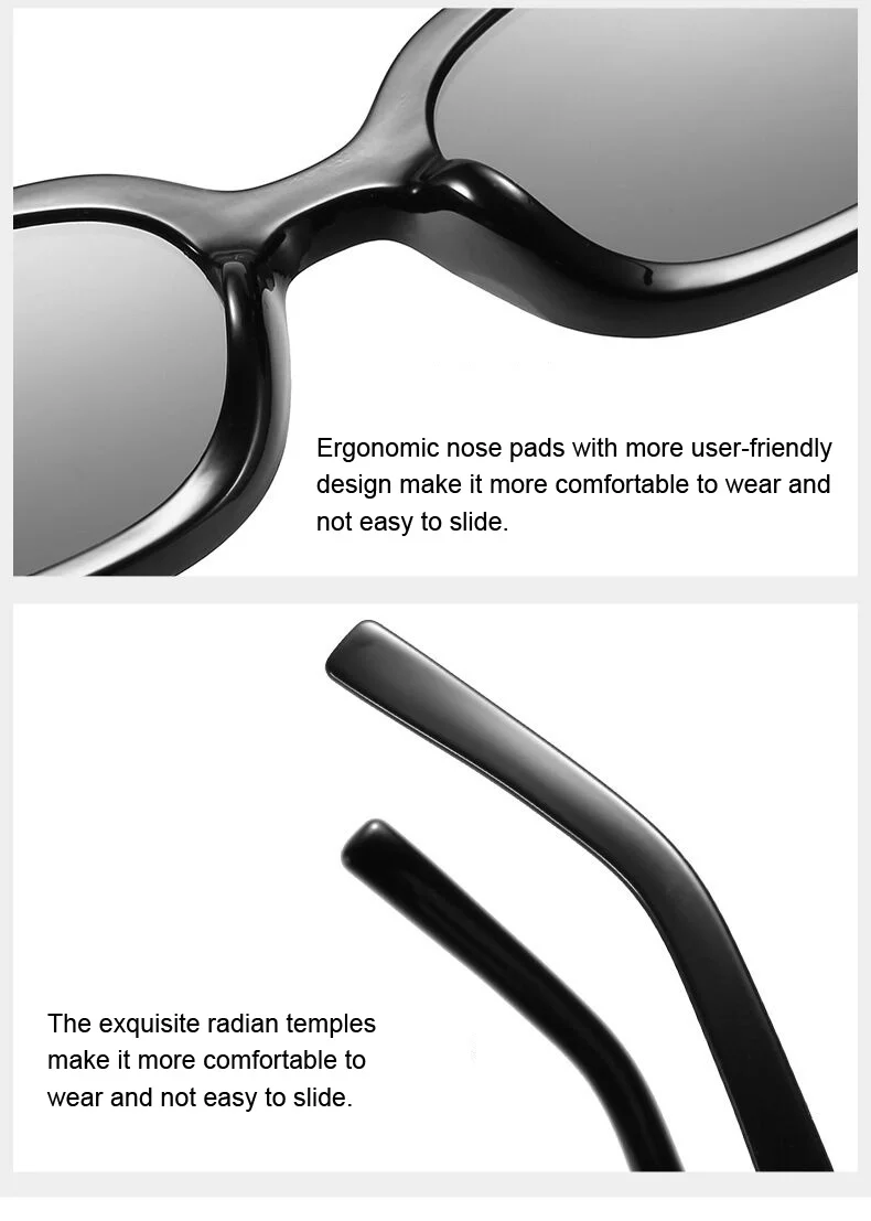 Oval Spiegel Vintage Sonnenbrille Frau Marke Designer Candy Farben Sonnenbrille Weibliche Retro Shades Reise Outdoor Oculos De Sol – Detail 15