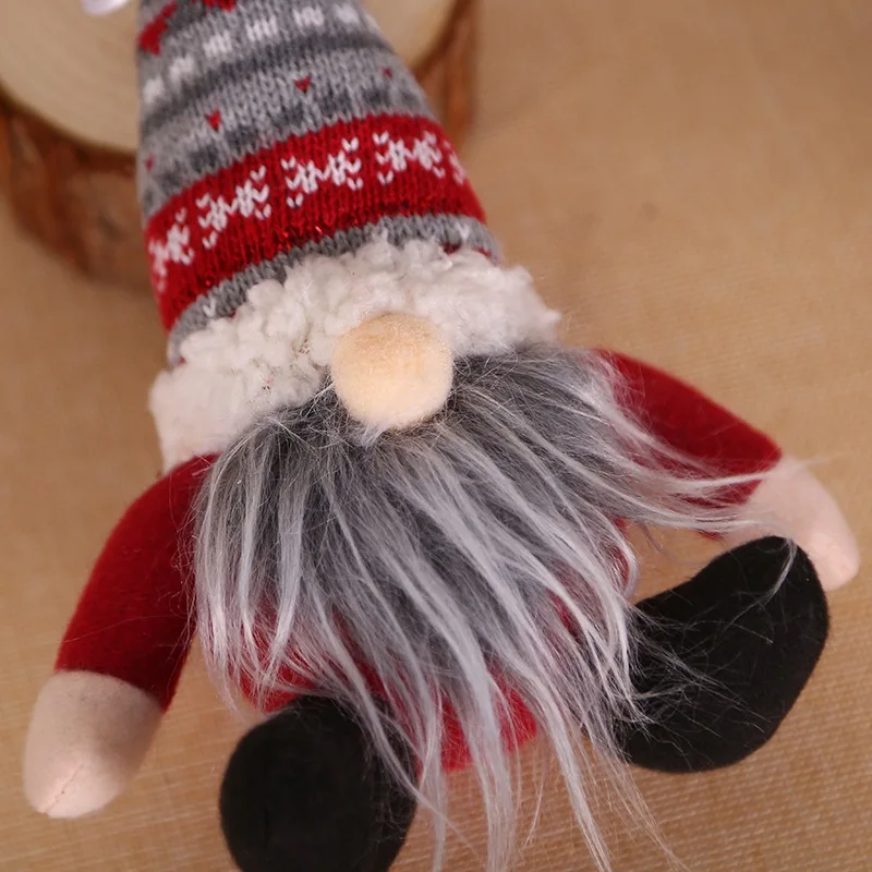 Новые рождественские куклы, вязаные Плюшевые рождественские фигурки гнома, шведские фигурки, праздничные украшения, подарки для детей