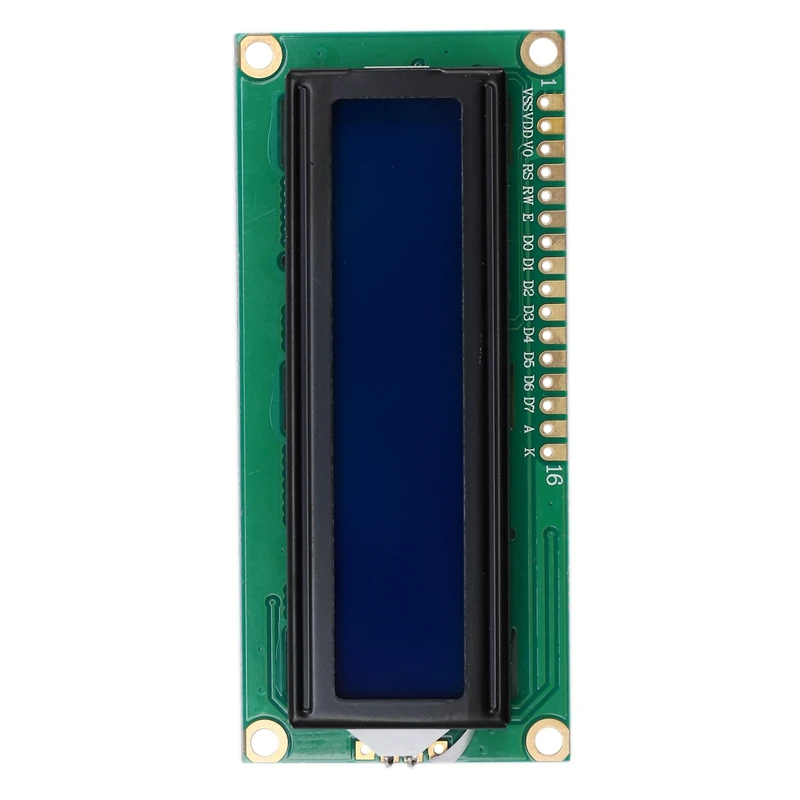 

LCD1602 1602 Module Blue Screen 16X2 Character LCD Display Module HD44780 Controller