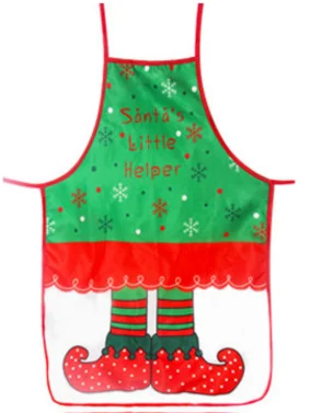 Christmas Decorations for Home 1Pcs Santa Claus Christmas Apron Xmas Decor New Year Christmas Gift 50cm X 70cm - Цвет: 2