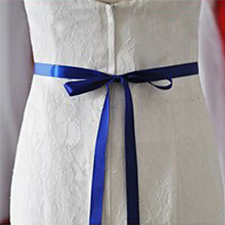 royal blue TOPQUEEN S431 стразы, ремни для свадебных платьев, тонкие стразы, пояс для девочек, дешевый вышитый бисером свадебный пояс, лента - Цвет: royal blue