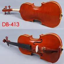 Мастер скрипки 4/4 тигровый клен ручной работы Stradivari Скрипка чехол Лук#413