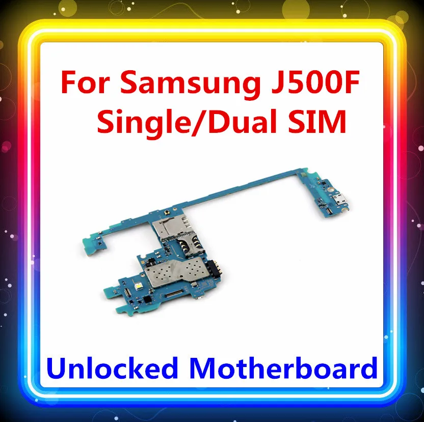 Разблокированная материнская плата для samsung Galaxy J5 J500F, одна/две sim-карты с чипами, материнская плата, оригинальная сменная плата J500F