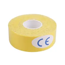 Водонепроницаемая Спортивная эластичная клейкая мышечная повязка для ухода хлопчатобумажная лента 2,5 см x 5 м