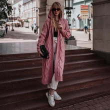 Oversized Cardigans Women Long Sleeve Cute Kimono Fuzzy Jumper Female Clothes Spring Autumn Elegant Plus Size Knitted Sweater