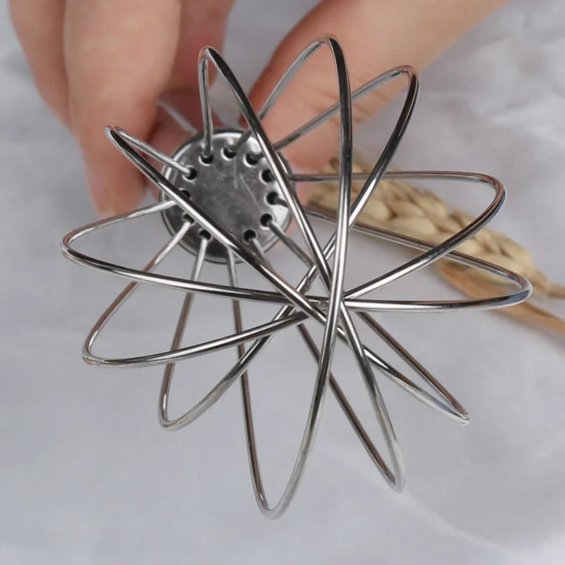 Stainless Steel Egg Stirring Balloon Whisk Manual Egg Beater Mixer Kitchen Baking Utensil Cream Butter Whisk 6/8/10/12 Inch egg beater balloon wire whisk wire whisk ball whisk
