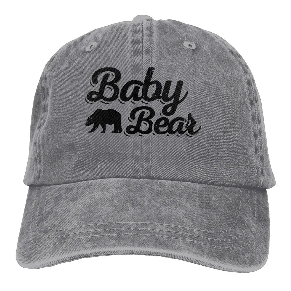 Bear1 унисекс бейсбольная кепка хлопок деним Регулируемая Кепка для гольфа s для мужчин или женщин
