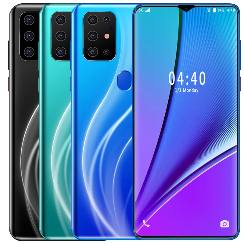 Global Version S20 PLUS Android Smartphone 6.7inch Cellphone Dual SIM Mobile phone 3G Cell Smart Phones Face unlock handset