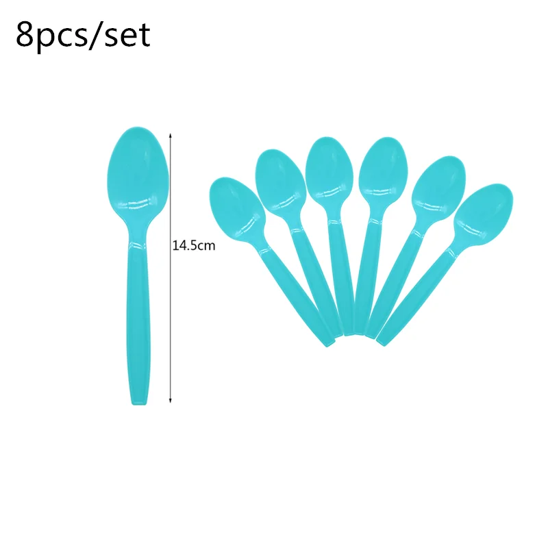 blueB06 1st Birthday Party Supplies Pink Blue Paper Plates Cups Straws Disposable Tableware Banner Gender Reveal Baby Shower Party Decor - Цвет: blueB06