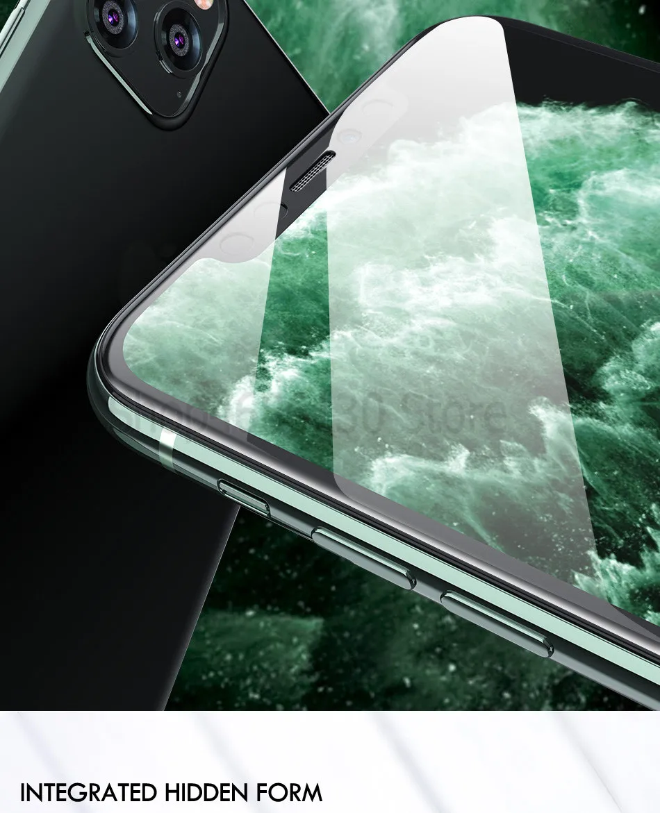 200D полное покрытие из закаленного стекла для iPhone 7 6 6s 8 Plus, Защитное стекло для экрана для iPhone 11 Pro XS Max X XR, защитное стекло