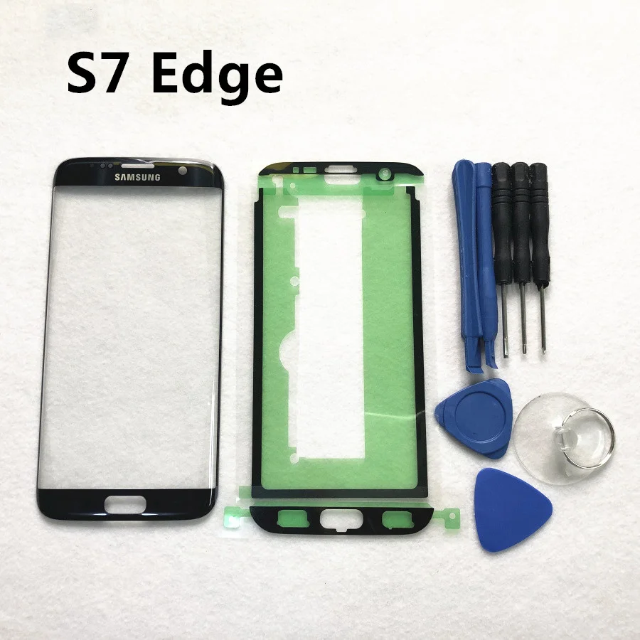 Сменное внешнее стекло для Samsung Galaxy S7 Edge G935 G930 ЖК дисплей сенсорный экран Переднее