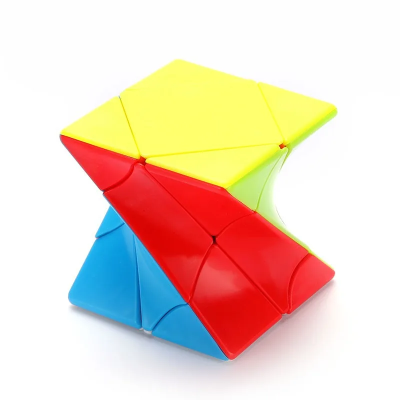 3 x3 кручение магический куб странной формы разноцветный волшебный куб витой Куб Головоломка Развивающие игрушки для детей Challange