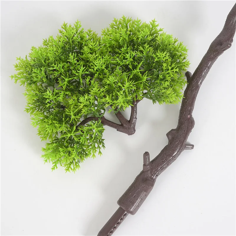 

Pine Artificial Bonsai Potted Home Accessories Living Room Decoration Plant Plastic Office