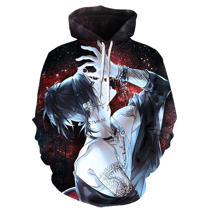 LMS-1088 Одежда с надписью «Tokyo Ghoul 3D толстовки Mannen/vrouwen Trainingspakken аниме косплея канеки кэна, 3D толстовки с капюшоном и принтом Данн осень кофты - Цвет: LMS-1088